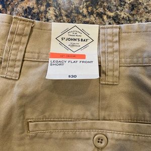 St. John Bay Mens Kahki Shorts